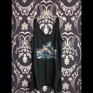 Black bathing suit coverup